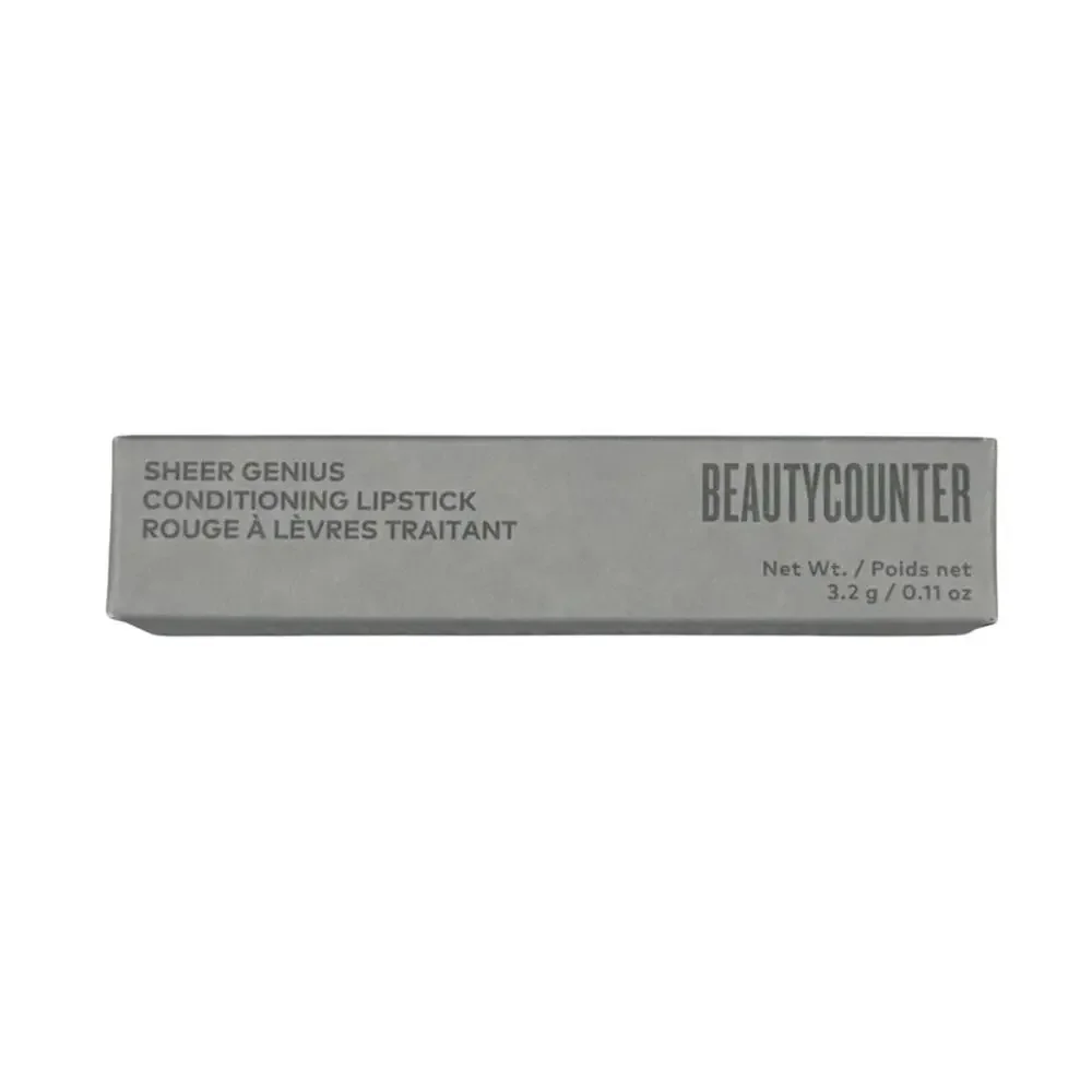 NIB Beautycounter Sheer Genius Conditioning Lipstick in Terra